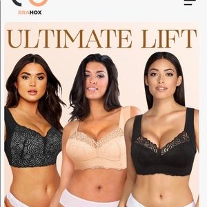 New! Black Lace Brahox Ultimate Lift Bra